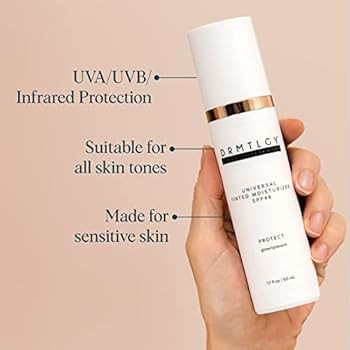 DRMTLGY Anti-Aging Tinted Moisturizer with SPF 46. Universal Tint. All-In-One Face Sunscreen and ... | Amazon (US)