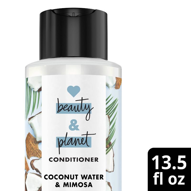 Love Beauty and Planet Coconut Water & Mimosa Flower Volume & Bounty Conditioner - 13.5 fl oz | Target