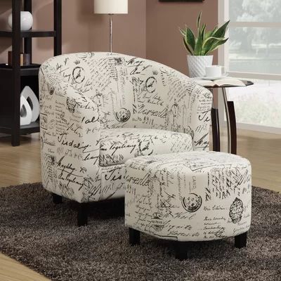 2-Piece Nolan Arm Chair & Ottoman Set | Wayfair North America