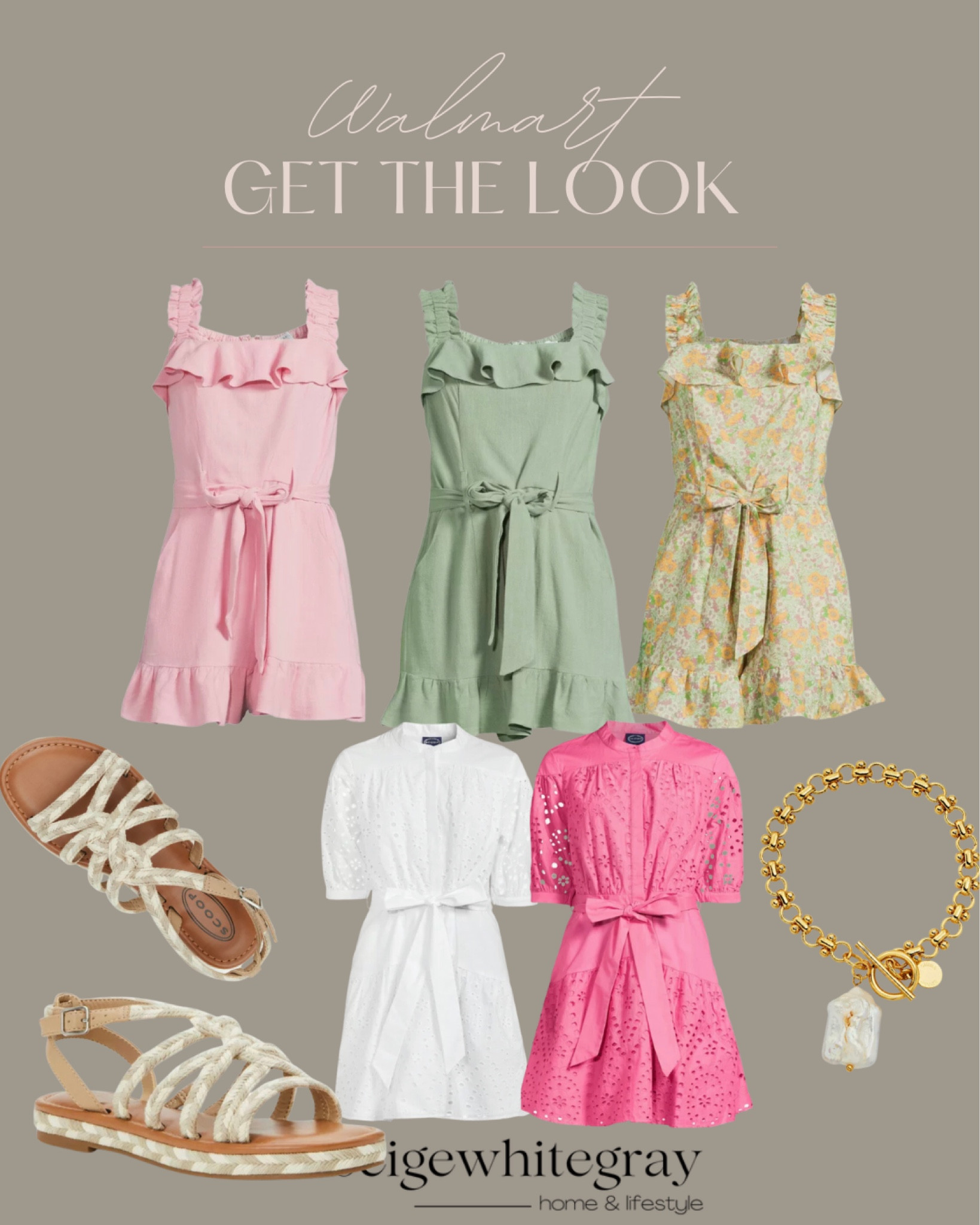 The cutest rompers from Walmart!! And the summer dresses are are so cute too! Love the sandal’s too!! 

#LTKhome #LTKSeasonal #LTKsalealert