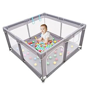 Baby Playpen, Baby Playpen for Toddler, Baby Playard, Playpen for Babies with Gate, Indoor & Outd... | Amazon (US)