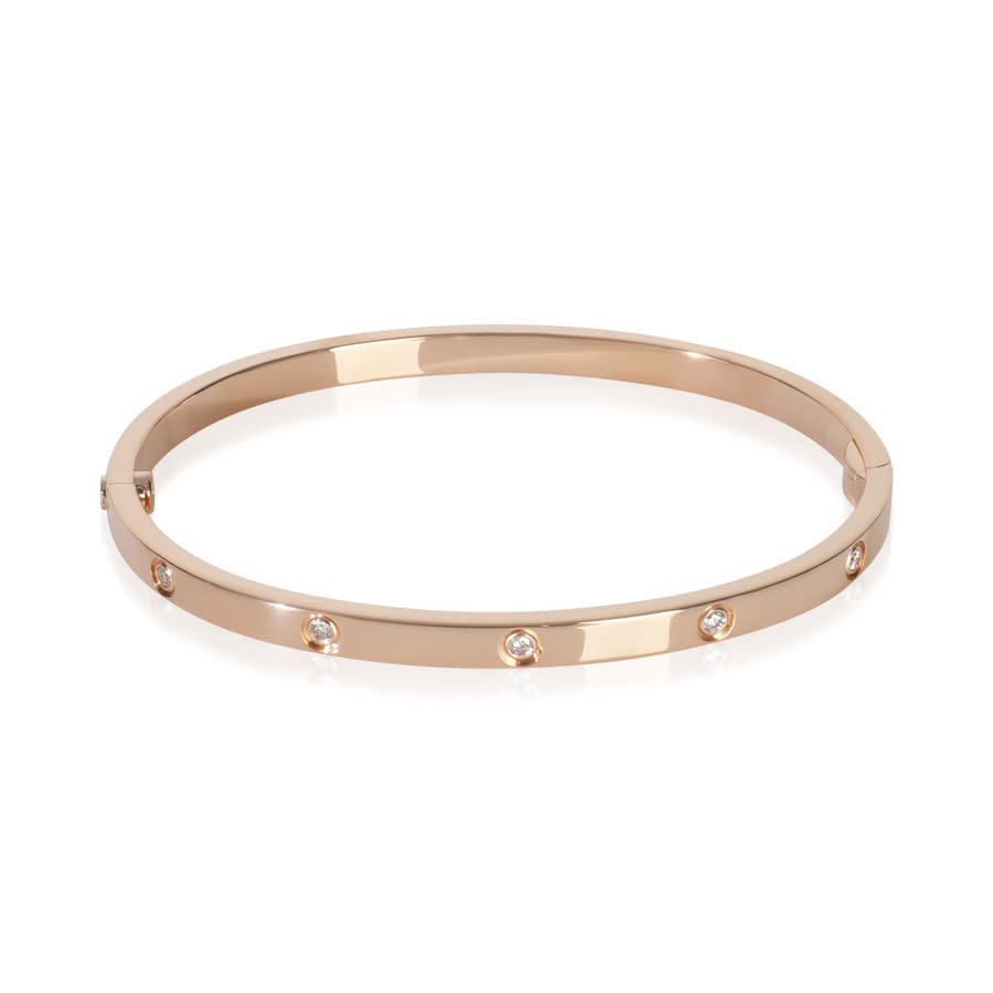 Pre-Owned Cartier Rose Gold Diamond Small Model Love Bracelet | Jomashop.com & JomaDeals.com