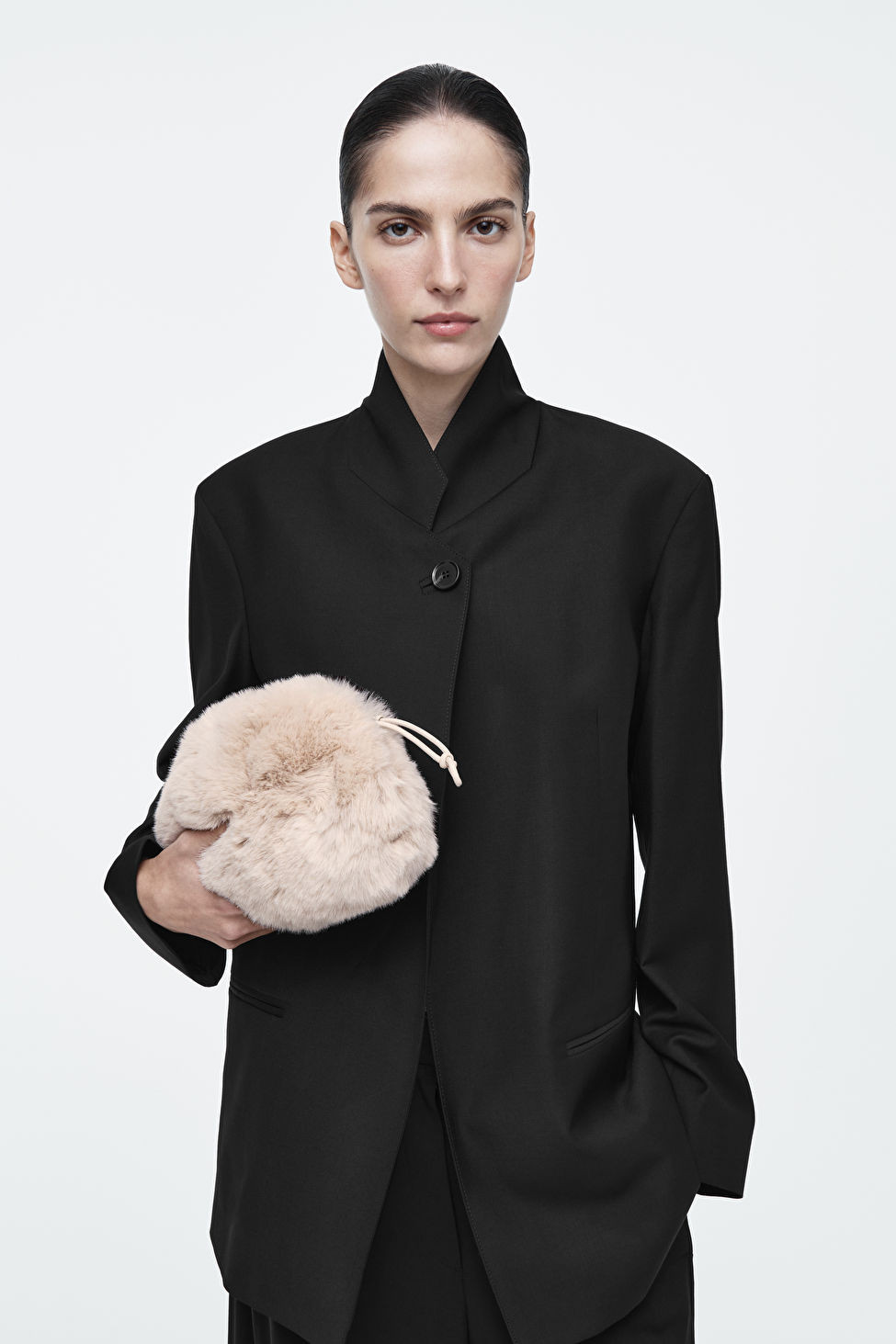 CAVATELLI MINI CLUTCH - FAUX FUR | COS UK