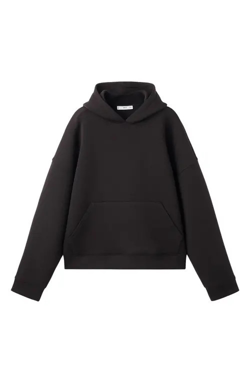 MANGO Selection Oversize Hoodie in Black at Nordstrom, Size Small | Nordstrom