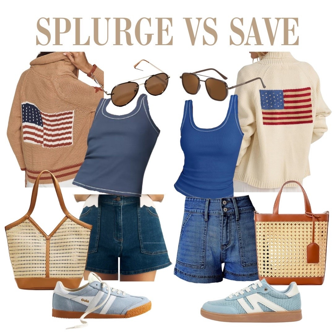 Sharing splurge and save outfit ideas for Memorial Day and Fourth of July with pieces perfect for everything from backyard parties to beach weekends.

#LTKmomlife #LTKOver40 #LTKSeasonal