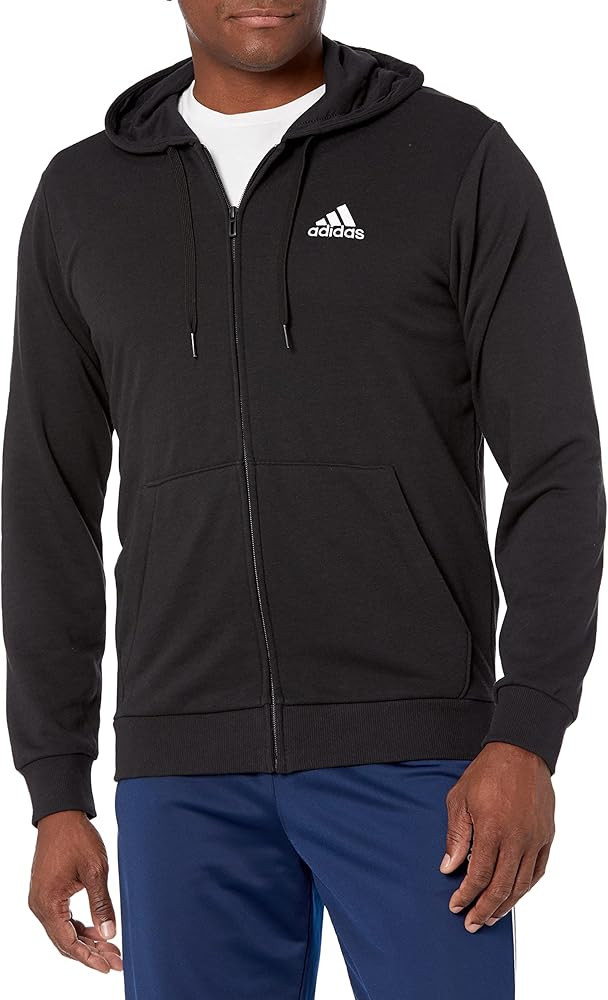 adidas Men's Essentials French Terry Big Logo Track Jacket | Amazon (US)