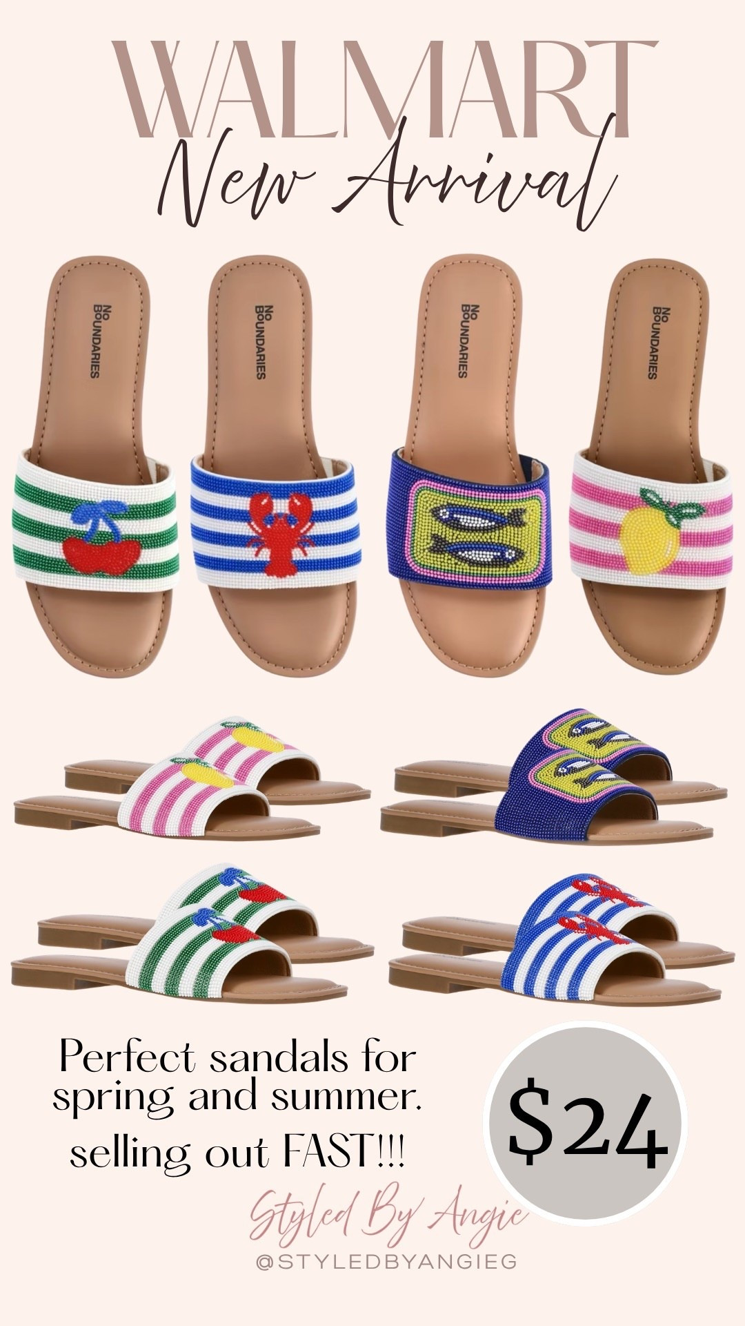 Walmart new arrivals just dropped and these spring summer sandals are everything ✨ so cute and perfect for every outfit this season. warm weather fits just got way better 👡☀️
SELLING OUT FAST!!!




walmart sandals, spring sandals women, summer sandals 2026, affordable summer shoes, cute comfy sandals, walmart fashion finds, trendy sandals women, casual summer footwear, budget friendly sandals, spring summer outfits shoes

#LTKTravel #LTKSeasonal #LTKootd