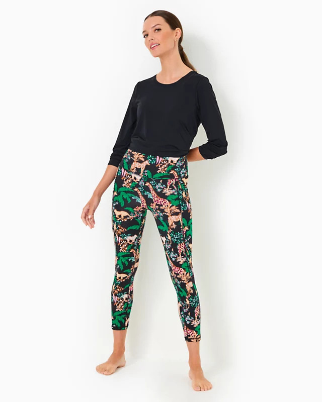 UPF 50+ Luxletic 24" High Rise Weekender Midi Legging | Lilly Pulitzer | Lilly Pulitzer
