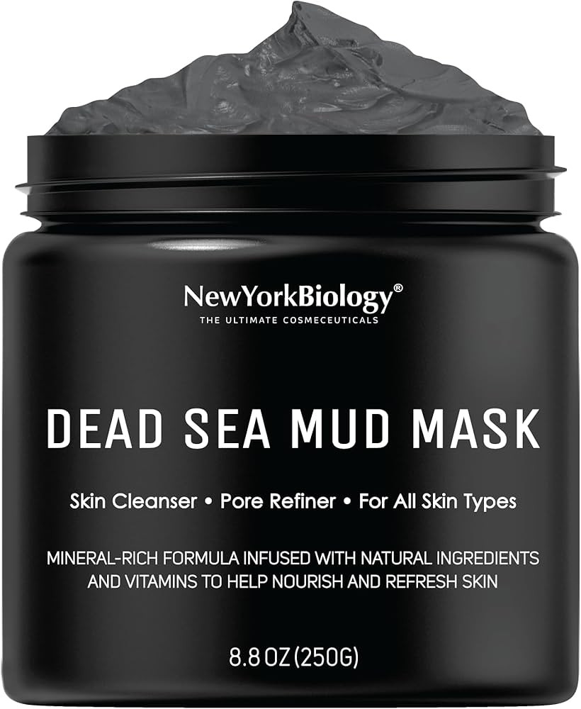 New York Biology Dead Sea Mud Mask for Face and Body | Spa Quality Pore Refiner for Oily Skin | N... | Amazon (US)