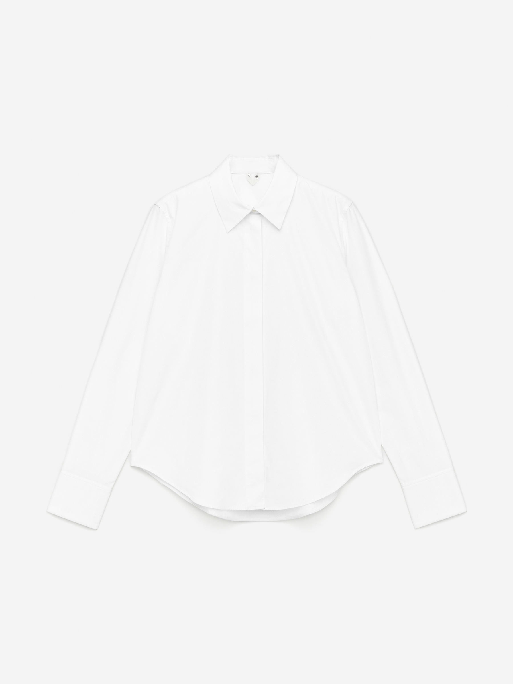 Regular-Fit Poplin Shirt – White – Women – ARKET GB | Arket UK