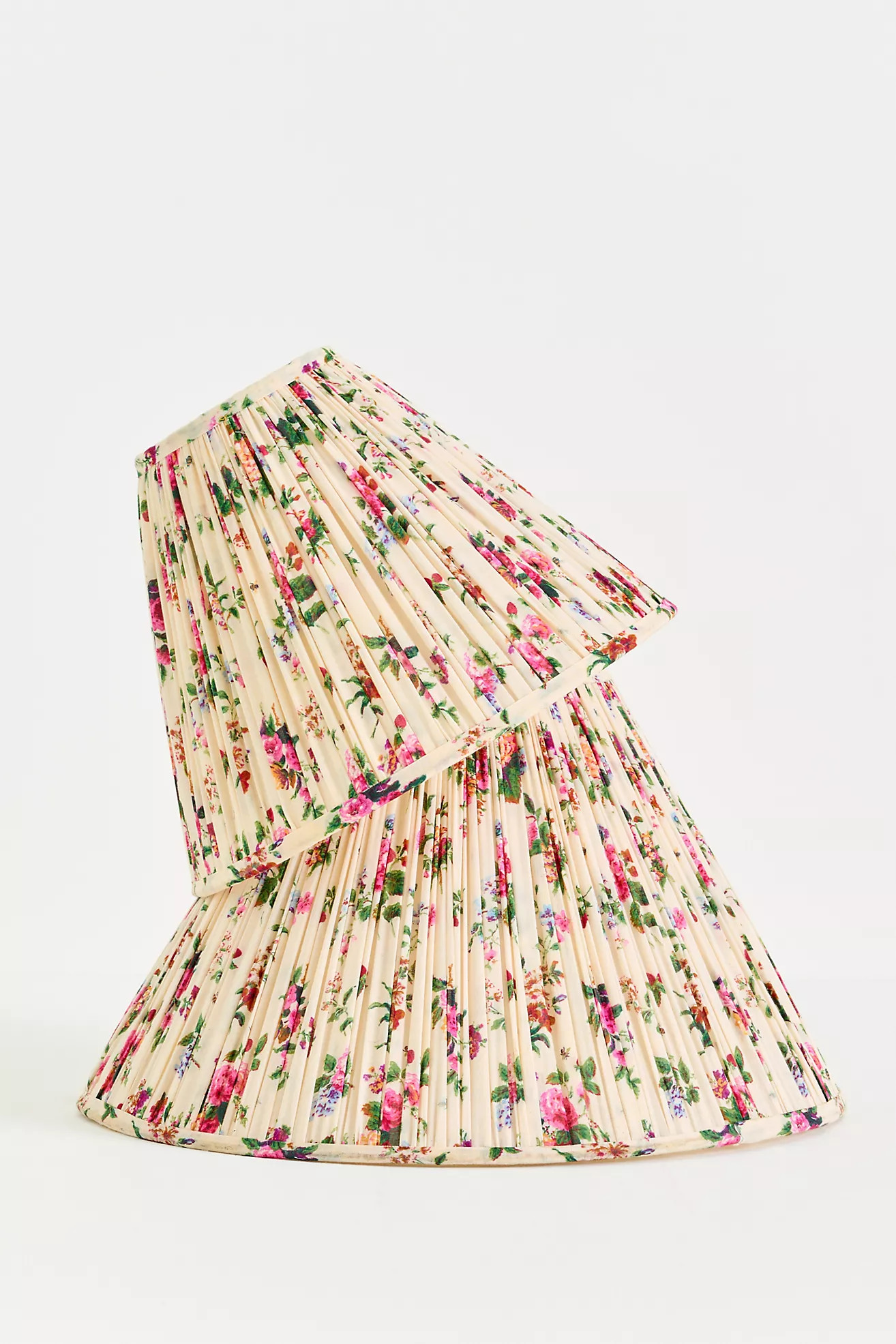 Ruched Empire Printed Lamp Shade | Anthropologie (US)