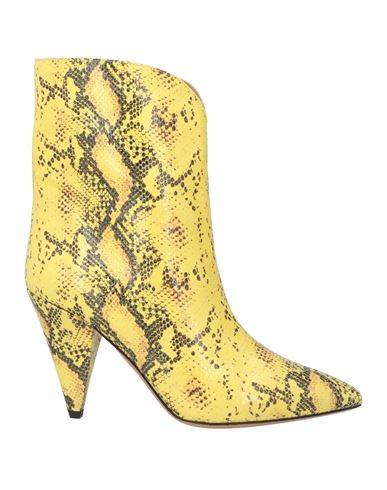 Isabel Marant Woman Ankle boots Yellow Size 5 Calfskin | YOOX (US)