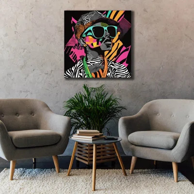 'Neon Night' by Rich Monet Canvas Wall Art | Wayfair North America