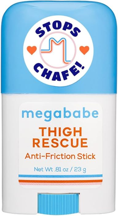 Megababe Thigh Rescue Anti-Chafe Stick Mini | Travel size, great for on-the-go | Prevents skin ch... | Amazon (US)