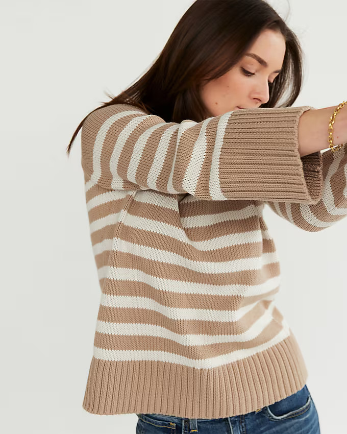 State of Cotton NYC Kittery sweater in stripe | J. Crew US