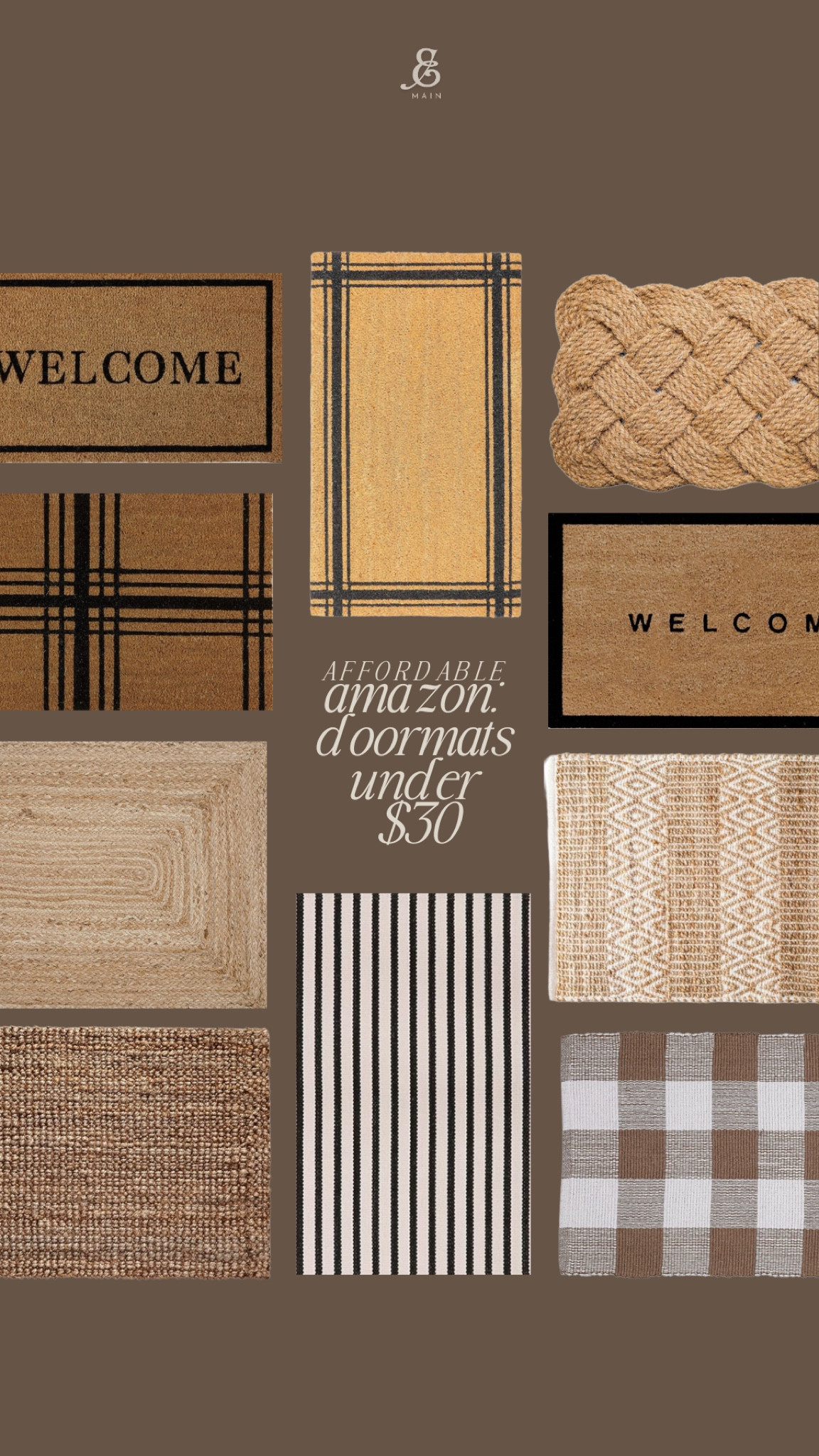 amazon door mats under $30 

amazon home, amazon finds, walmart finds, walmart home, affordable home, amber interiors, studio mcgee, home roundup spring porch front porch door mat 

#LTKHome