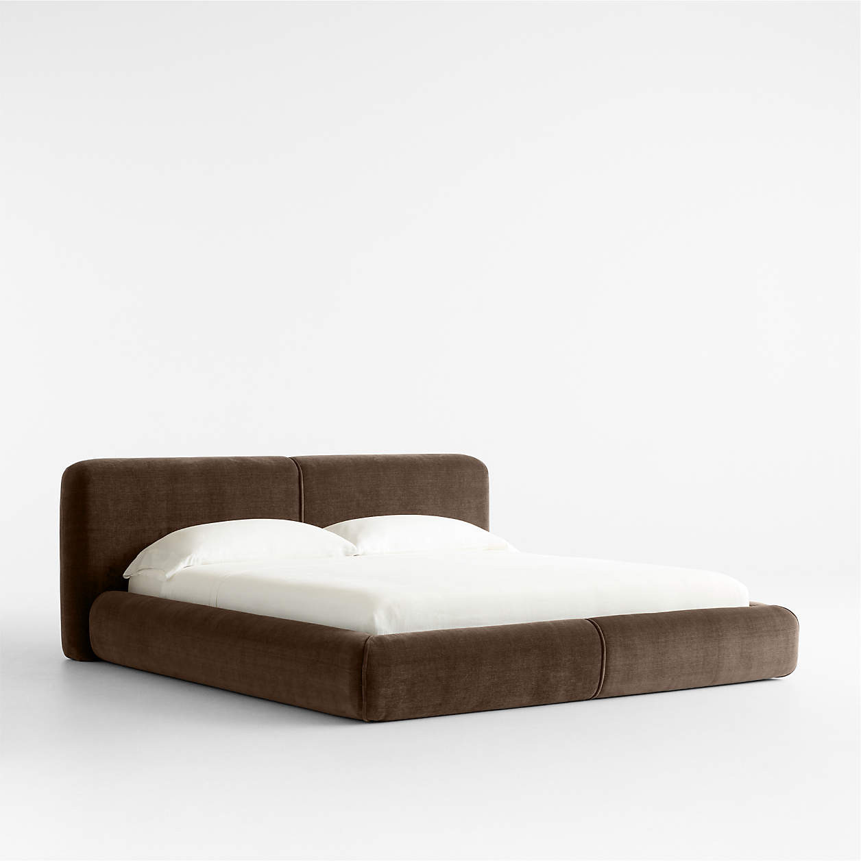 Curios Upholstered King Bed by Jeremiah Brent | Crate & Barrel | Crate & Barrel