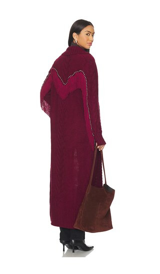 Long Rodeo Cardigan in Cabaret | Revolve Clothing (Global)