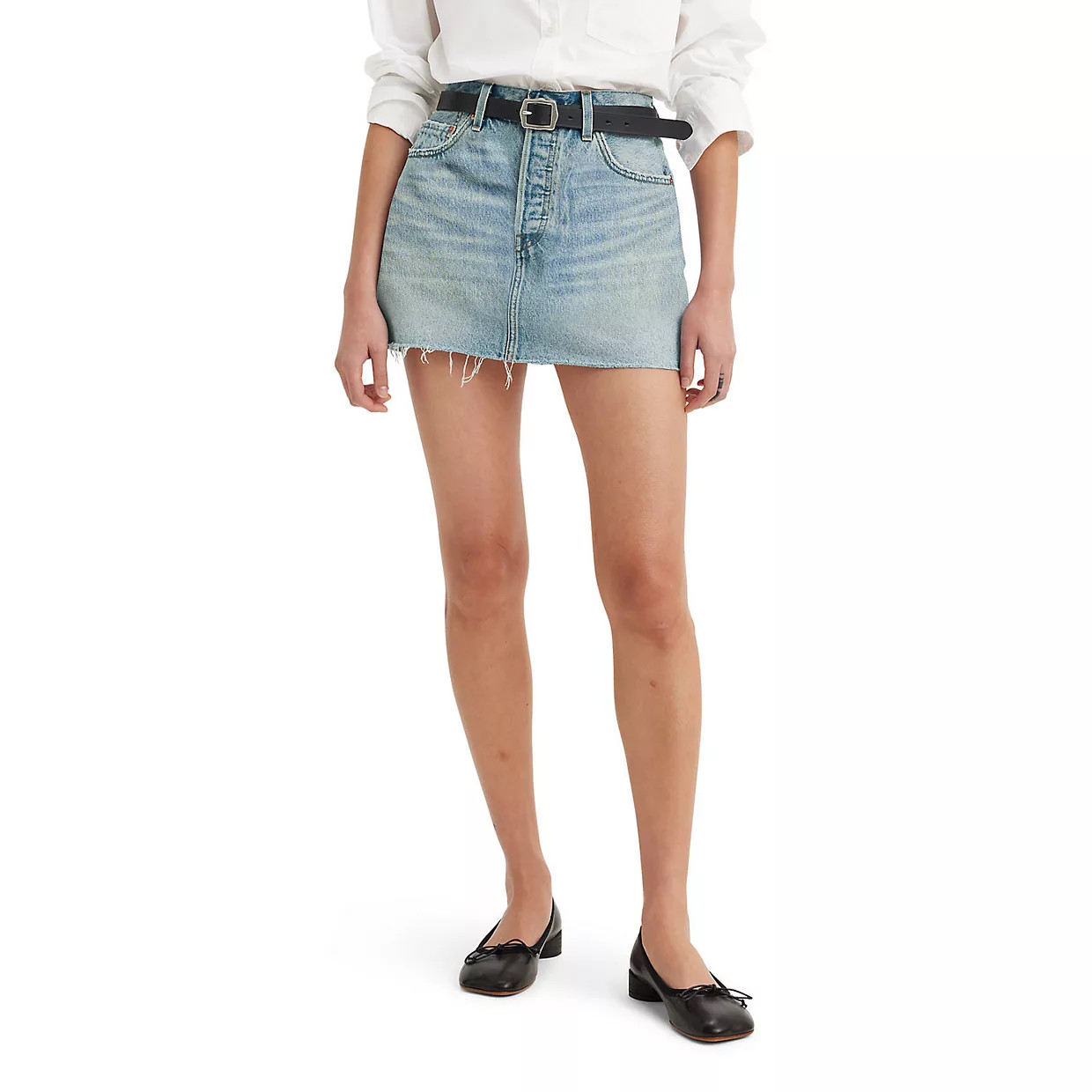 Women's Levi's® A-Line Button Front Mini Skirt | Kohl's