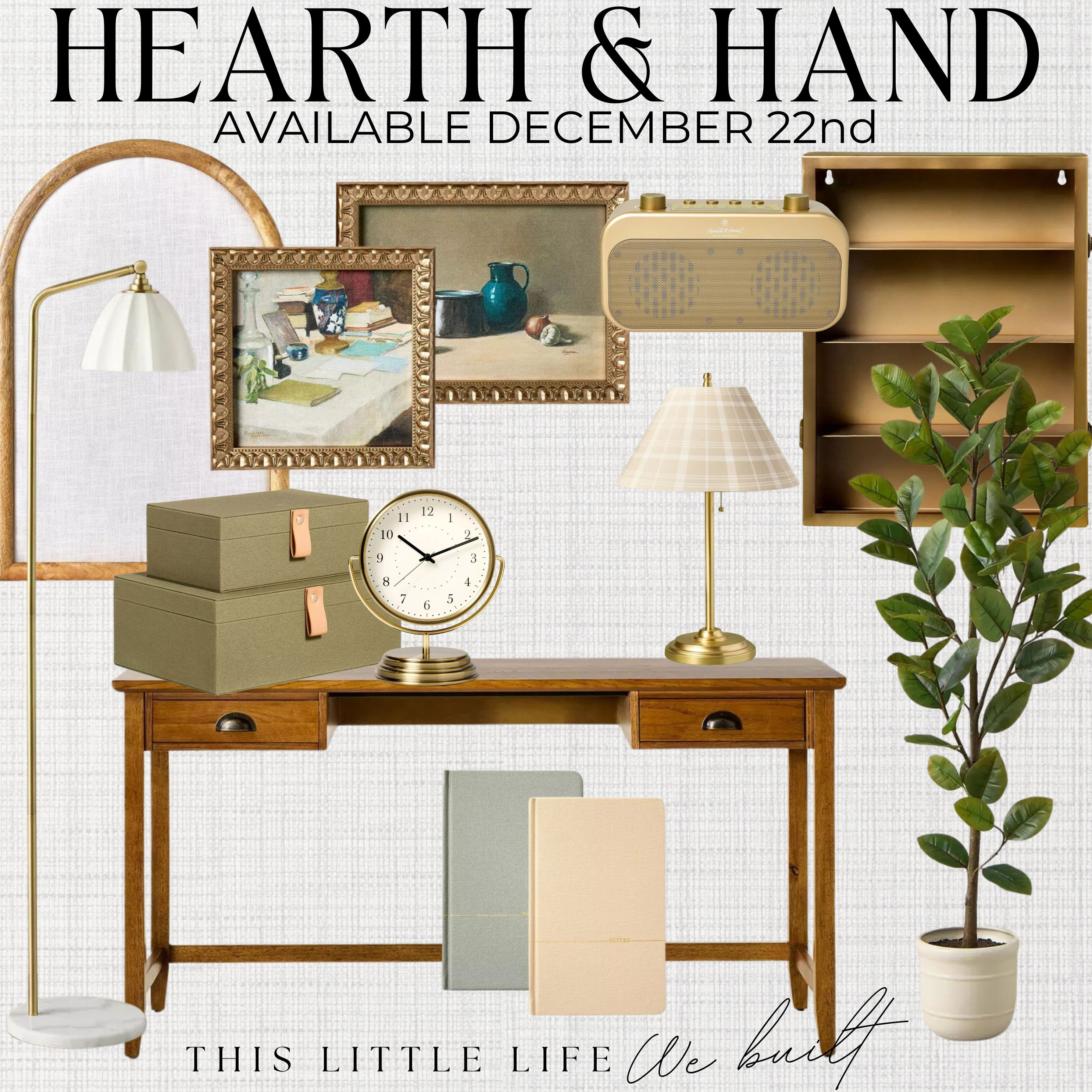 Hearth and Hand Spring Collection at Target! Available December 22nd!
Hearth and Hand with Magnolia / Hearth and Hand Furniture / Hearth and Hand Kitchen / Target Home / Spring Decor / Spring Greenery / Spring Wreaths / Spring Area Rugs / Spring Throw Pillows / Linen Throw Blankets / Spring Framed Art / Brass Accents / Spring Decorative Accents / Spring Kitchen / Spring Glassware / Fluted Accents / Fluted Glassware / Spring Textures / Bookshelf Decor / Coffee Table Decor / Brass Table Lamps / Spring Home Office / Neutral Home Decor / Organic Modern Home / Accent Chairs / Accent Lighting / Living Room Furniture / Home Office Furniture / Entryway Furniture / Spring Home Office / Office Decor / Office Storage /  

 #LTKSeasonal #LTKHome #LTKStyleTip