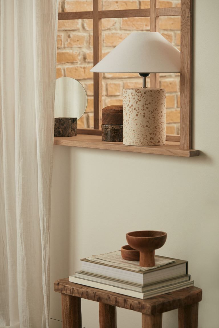 Small Wooden Pedestal Bowl | H&M (US)