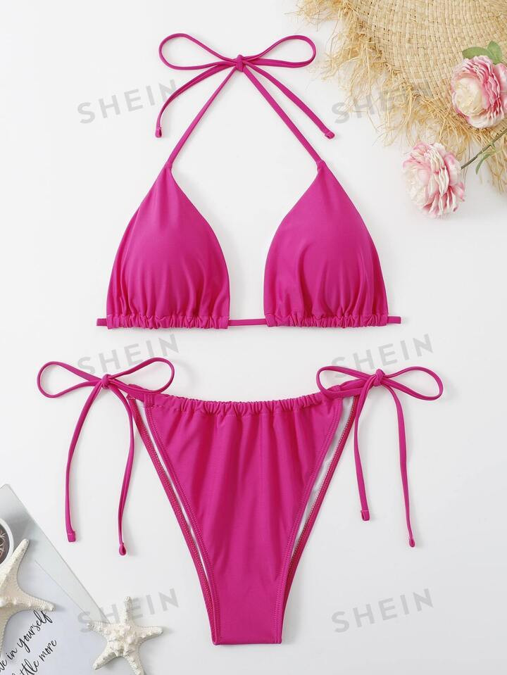 -13%SHEIN Swim Curve Plus Solid Bikini Bottom30+ sold recentlyGBP£3.49 | SHEIN