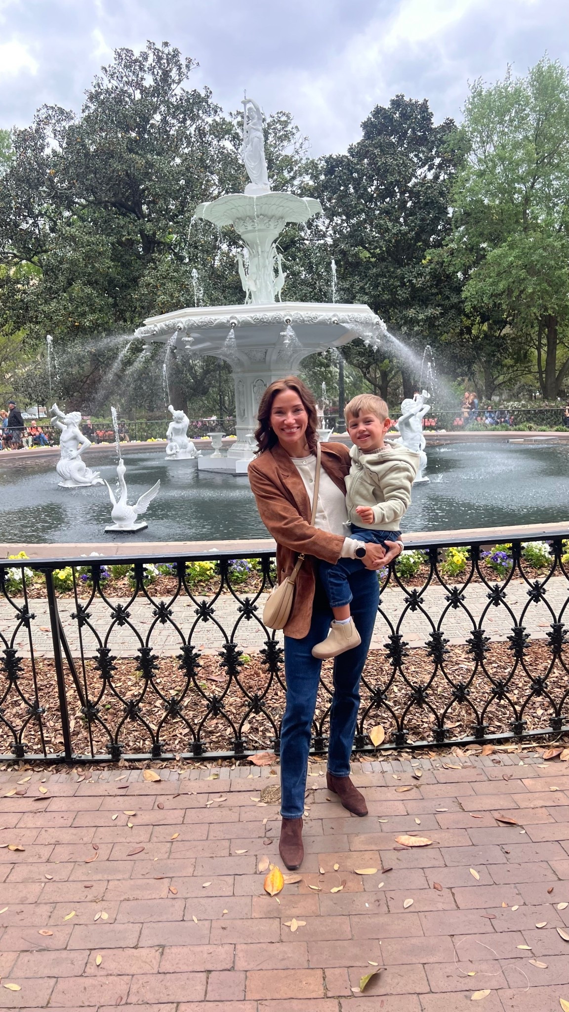 Obsessed with this outfit! We had a chilly day in Savannah, so layers for me were a must! My jacket is vintage 1980s, but I’ve linked similar that I LOVE!

#LTKTravel #LTKootd #LTKgrwm