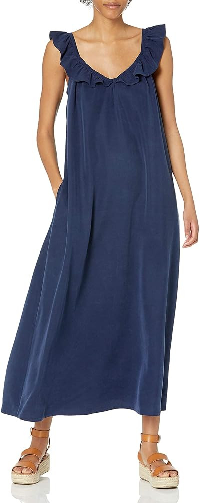 The Drop Women's @graceatwood Ruffle V-Neck Maxi Dress | Amazon (US)