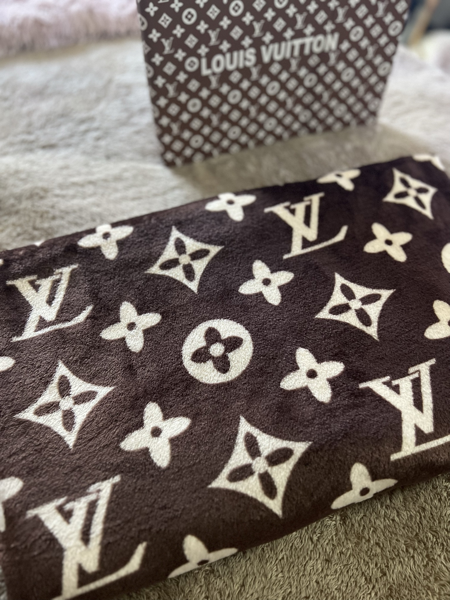 LV Throw Blanket


brown home decor, travel blanket, winter cozy find, Louis Vuitton blankets, designer home finds, soft covers, gifts for her

#LTKGiftGuide #LTKhome #LTKstyletip