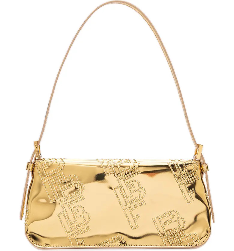 Dulce Stud Metallic Shoulder Bag | Nordstrom