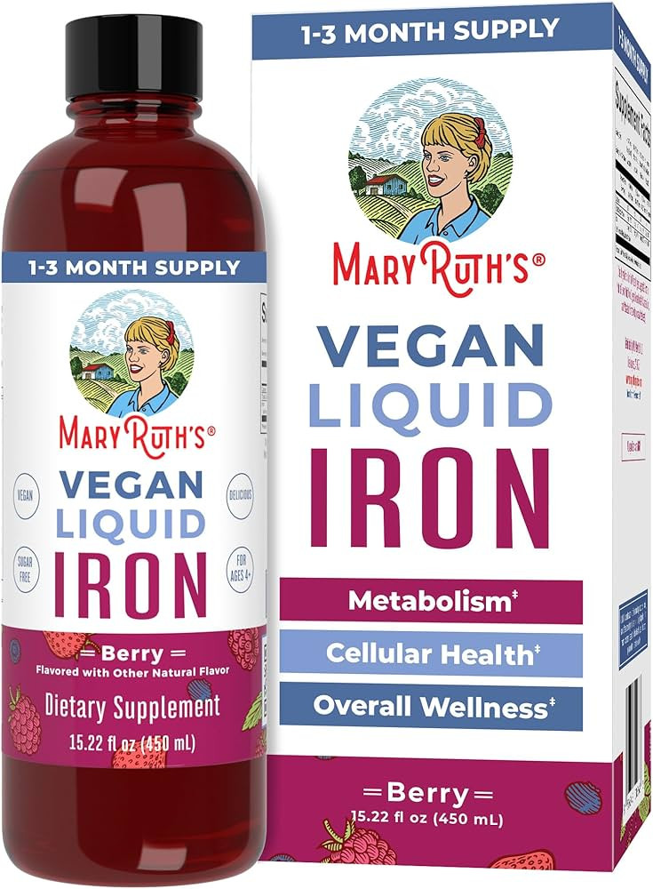 MaryRuth Organics Iron Supplement for Women Men & Kids, Liquid Iron Supplement for Women Men & Ki... | Amazon (US)