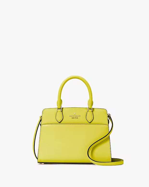 Madison Saffiano Leather Small Satchel | Kate Spade Outlet