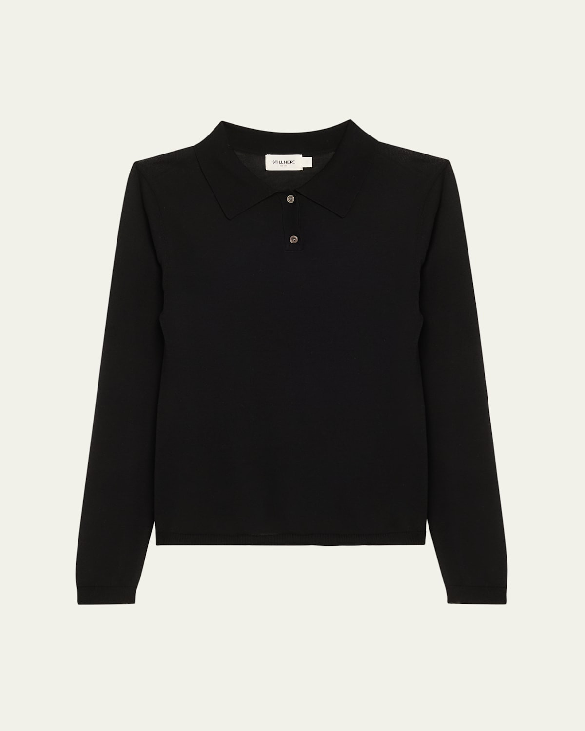 Fine-Knit Polo Sweater | Bergdorf Goodman