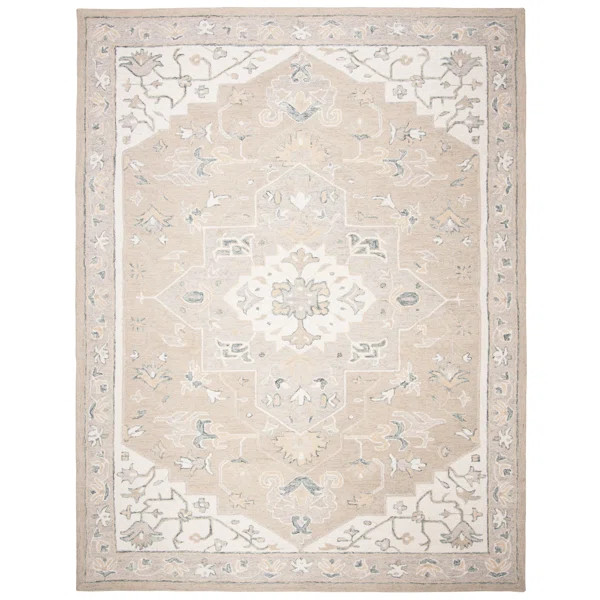 Crossover Hand Tufted Wool And Cotton With Latex Oriental Rug | Wayfair North America