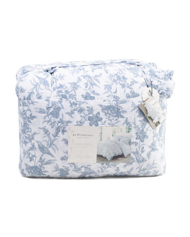 3pc Cotton Country Toile Comforter Set | Polyester/Cotton | Marshalls