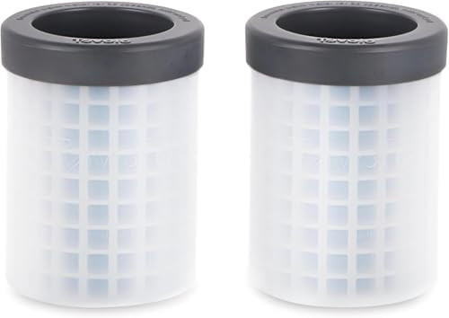Tovolo Mini Ice Cylinder- Squeeze & Release- Set of 2, 1000422, Gray | Amazon (US)