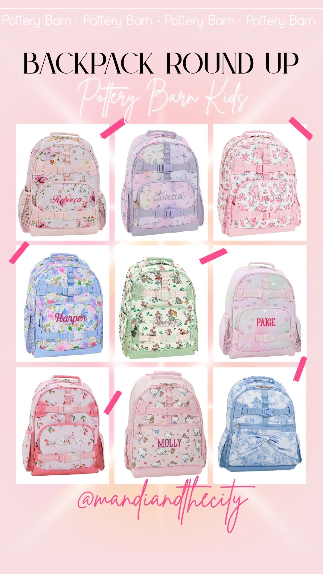 Personalized and has matching tumblers and lunchboxes, perfect for back to schoool. 

#LTKKids #LTKFamily #LTKTravel