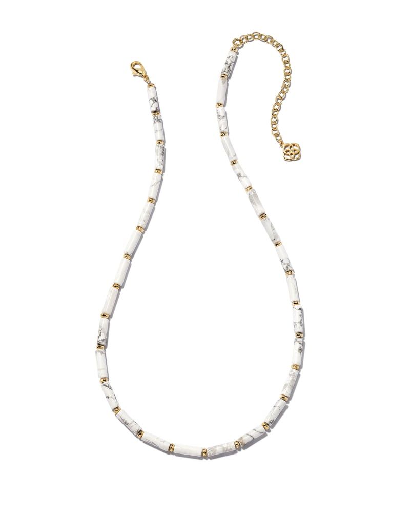 Ember Gold Strand Necklace in White Howlite | Kendra Scott