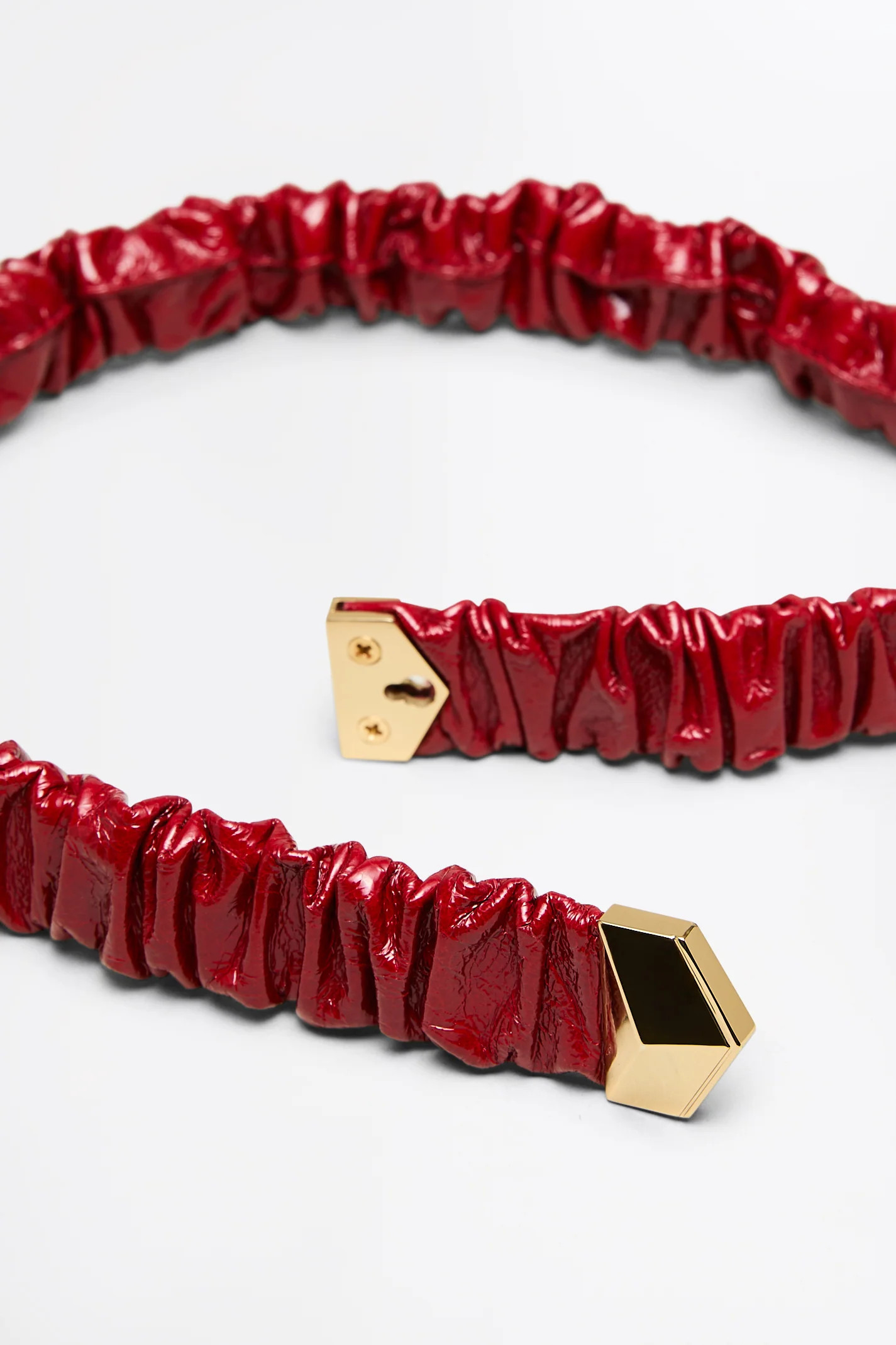 THE ROUCHED BELT 2.5 - LIGHT.RUBINO - Scanlan Theodore | Scanlan Theodore AU