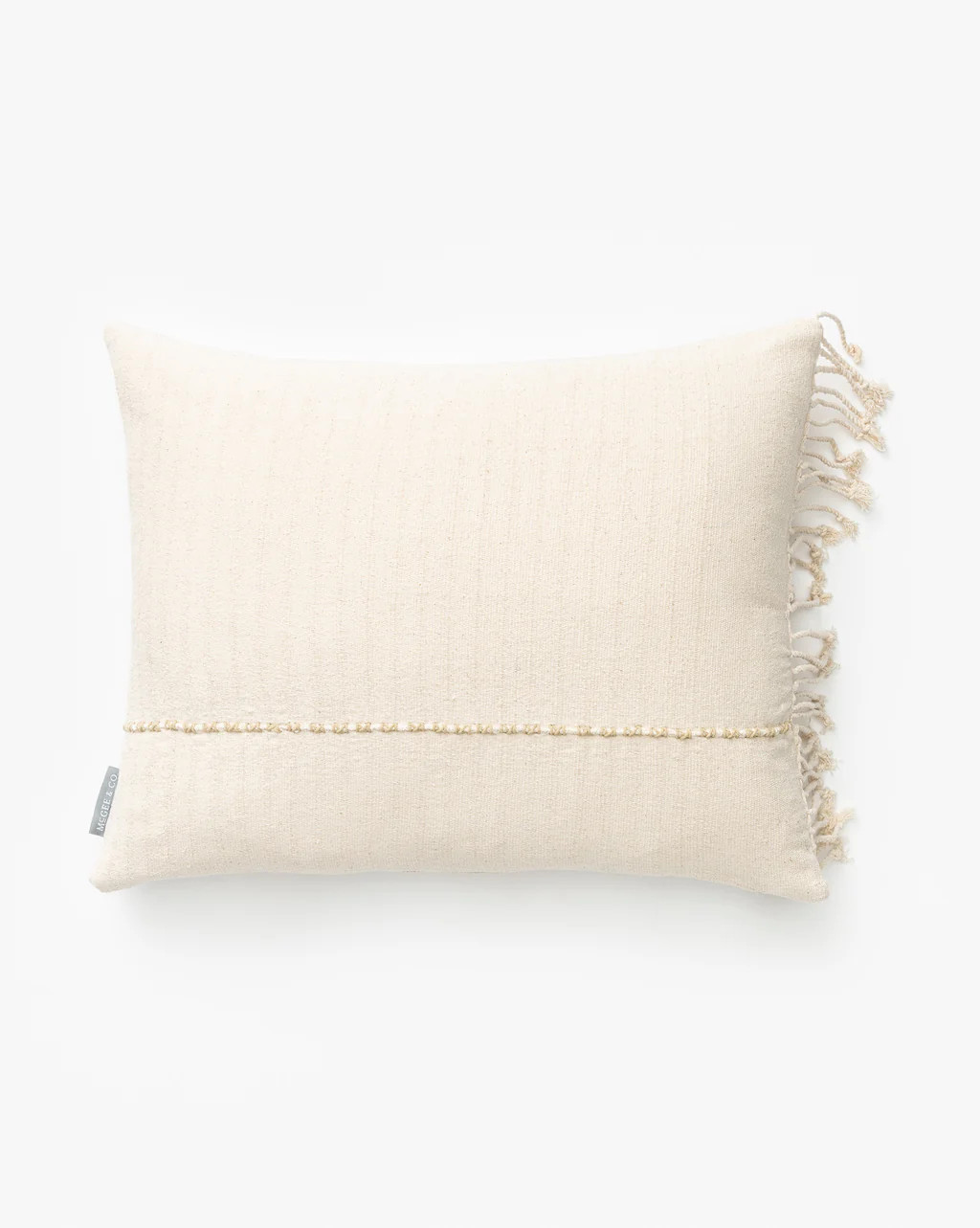 Vintage Cream Fringe Pillow Cover No. 1 | McGee & Co.