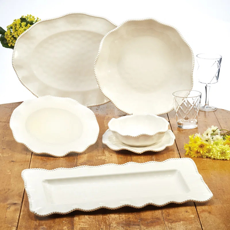 Lamont 12 Piece Melamine Dinnerware Set, Service For 4 | Wayfair North America