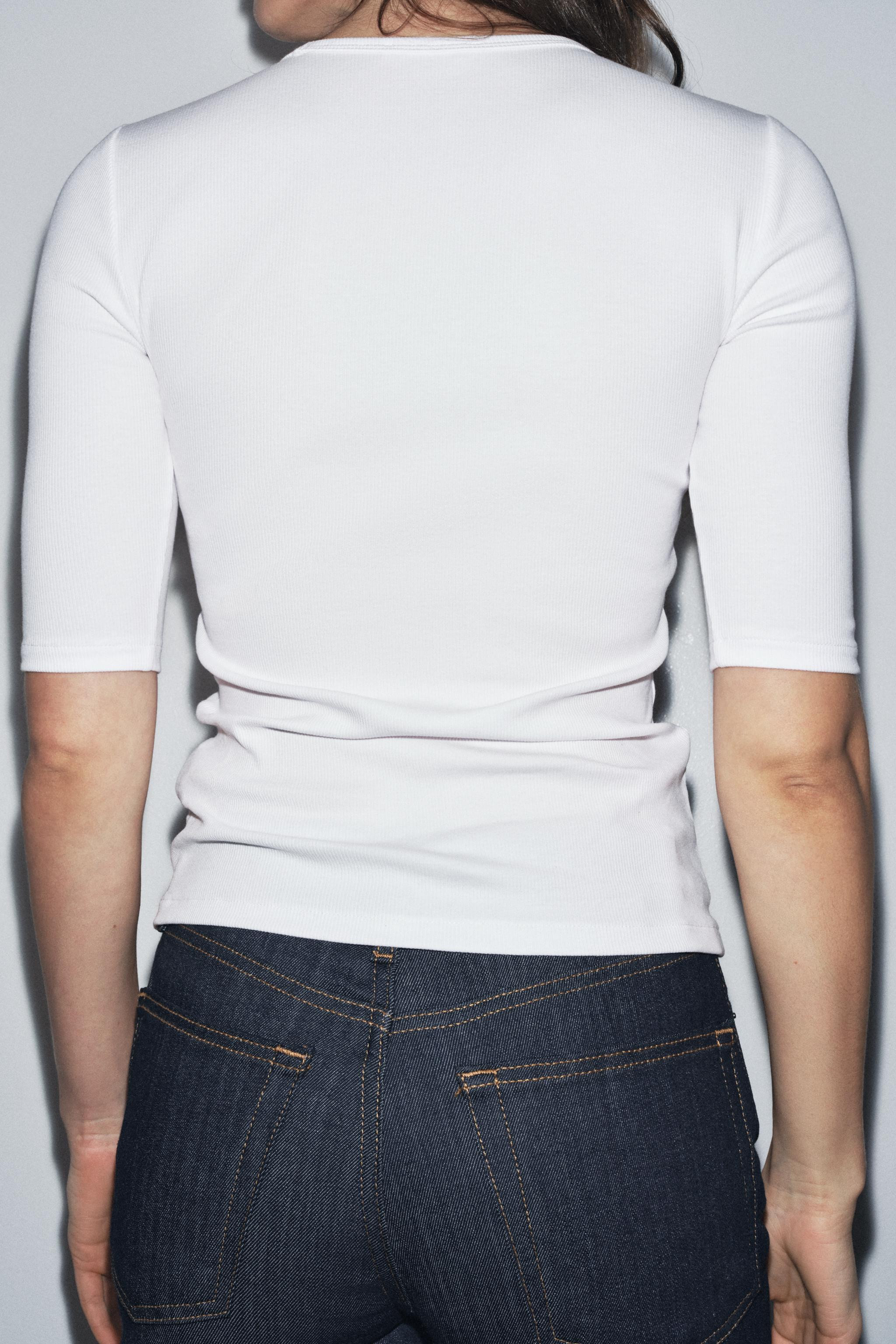 RIBBED T-SHIRT | Zara Canada