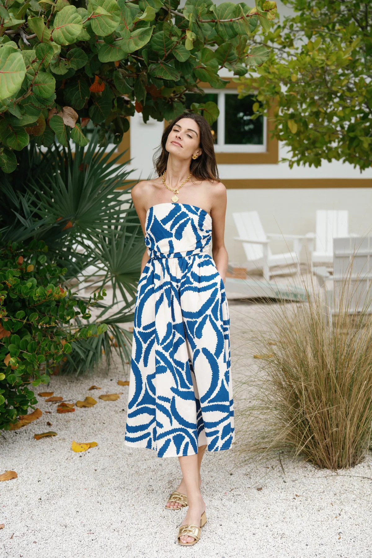 Dress Forum Tube Top Midi Dress | Social Threads