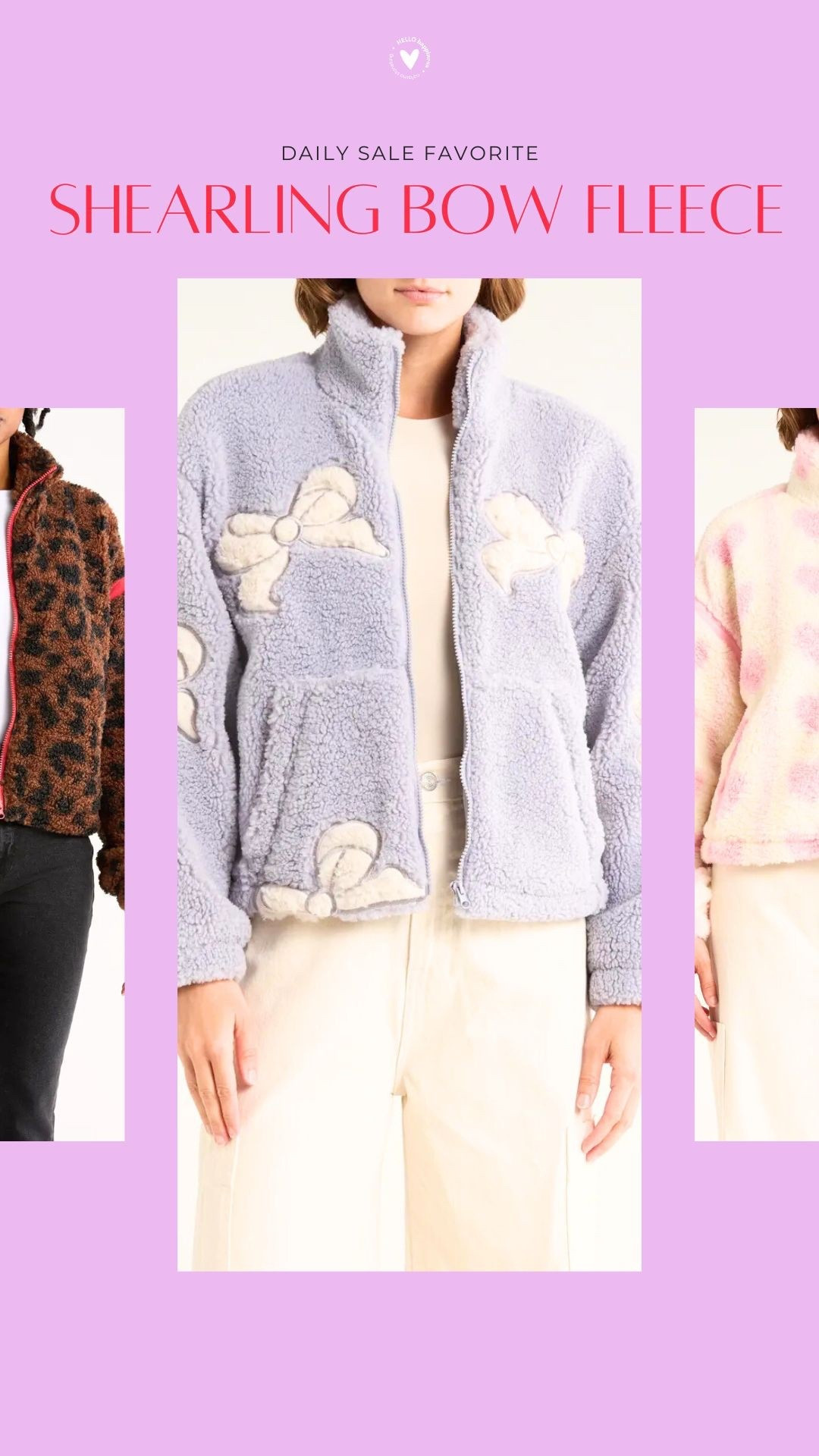 daily sale fav | shearling bow fleece 

#LTKSaleAlert #LTKSeasonal