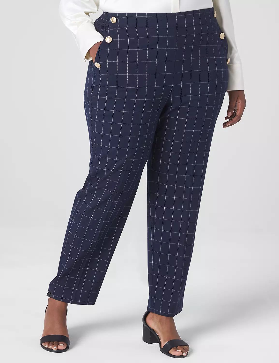 Perfect Drape Relaxed Ankle Pull-On Pant | LaneBryant | Lane Bryant (US)
