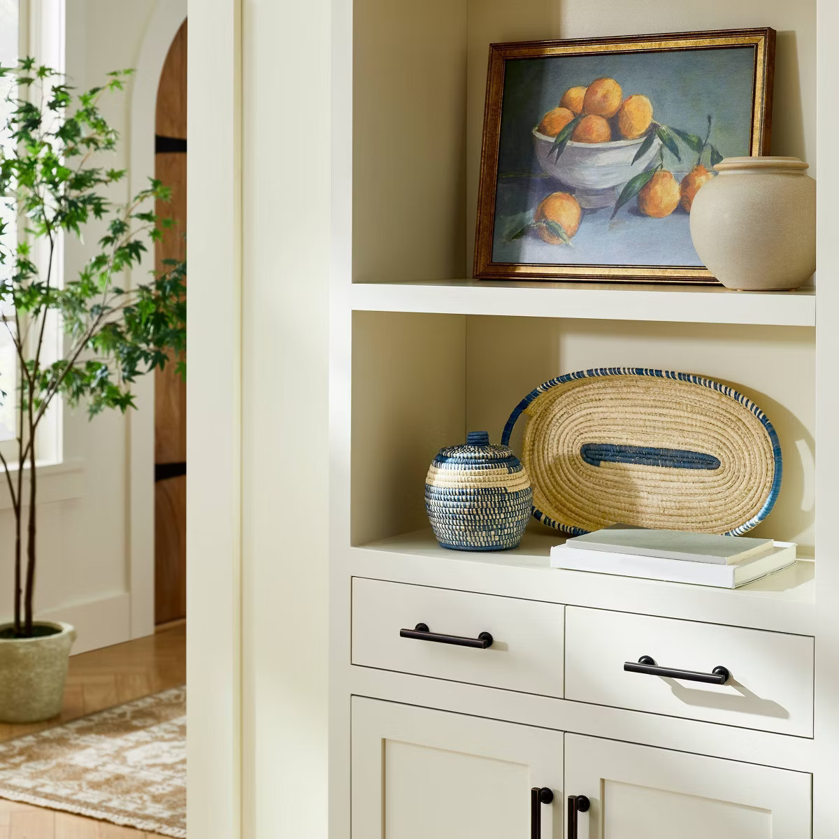 18" x 14" Citrus Harvest Framed Wall Canvas Antique Gold - Threshold™ designed with Studio McGe... | Target