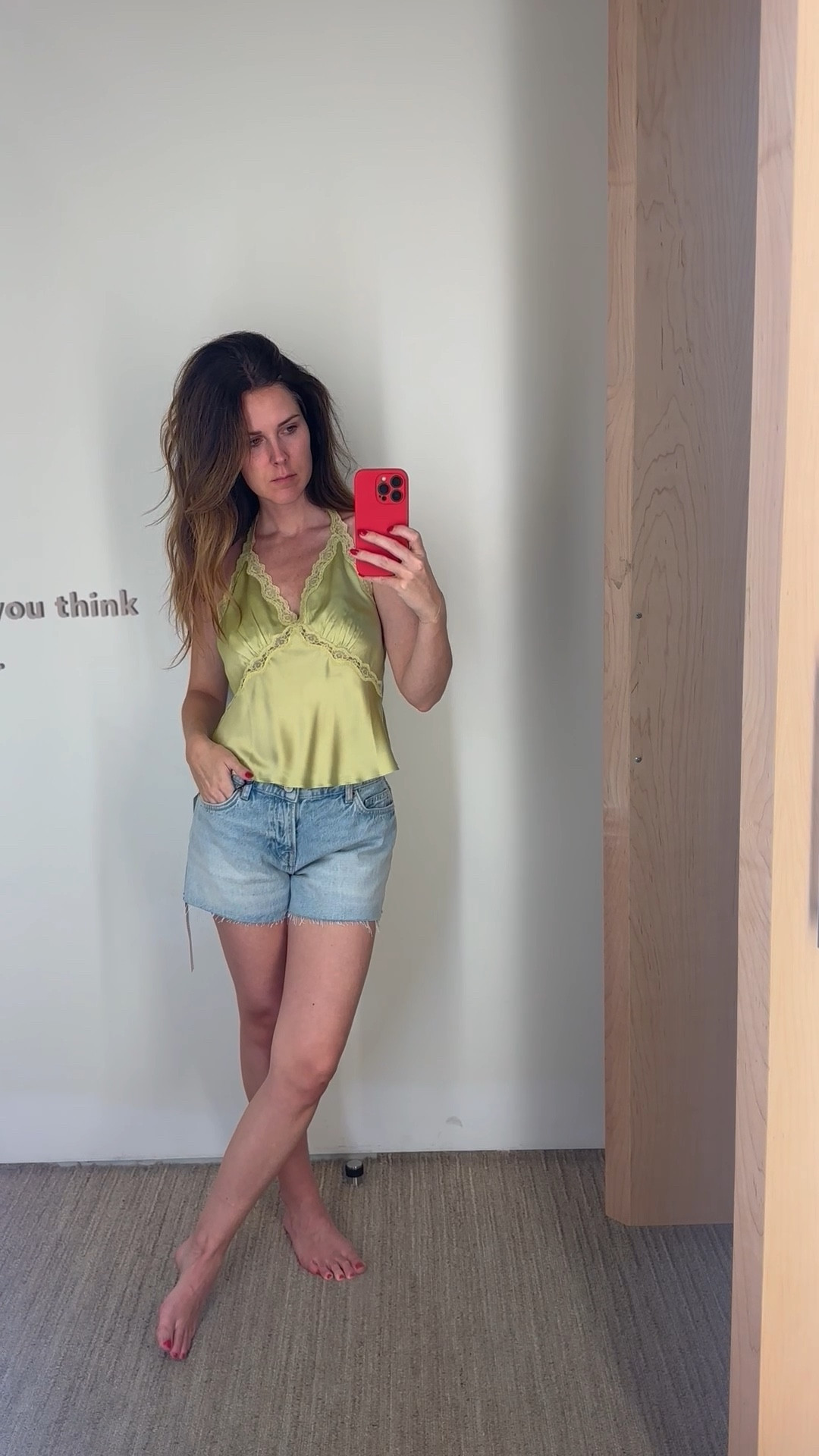 I love a slinky silk top paired with denim shorts for summer. This one from Reformation is so cute with the open back and also comes in a light blue and black! Fits TTS (I took a XS)

Summer tops, summer going out top, denim shorts 

#LTKStyleTip #LTKSummerEdit