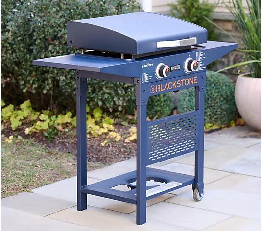 Blackstone 22" Dual-Burner Griddle Grill with Cover and Accessories - QVC.com | QVC