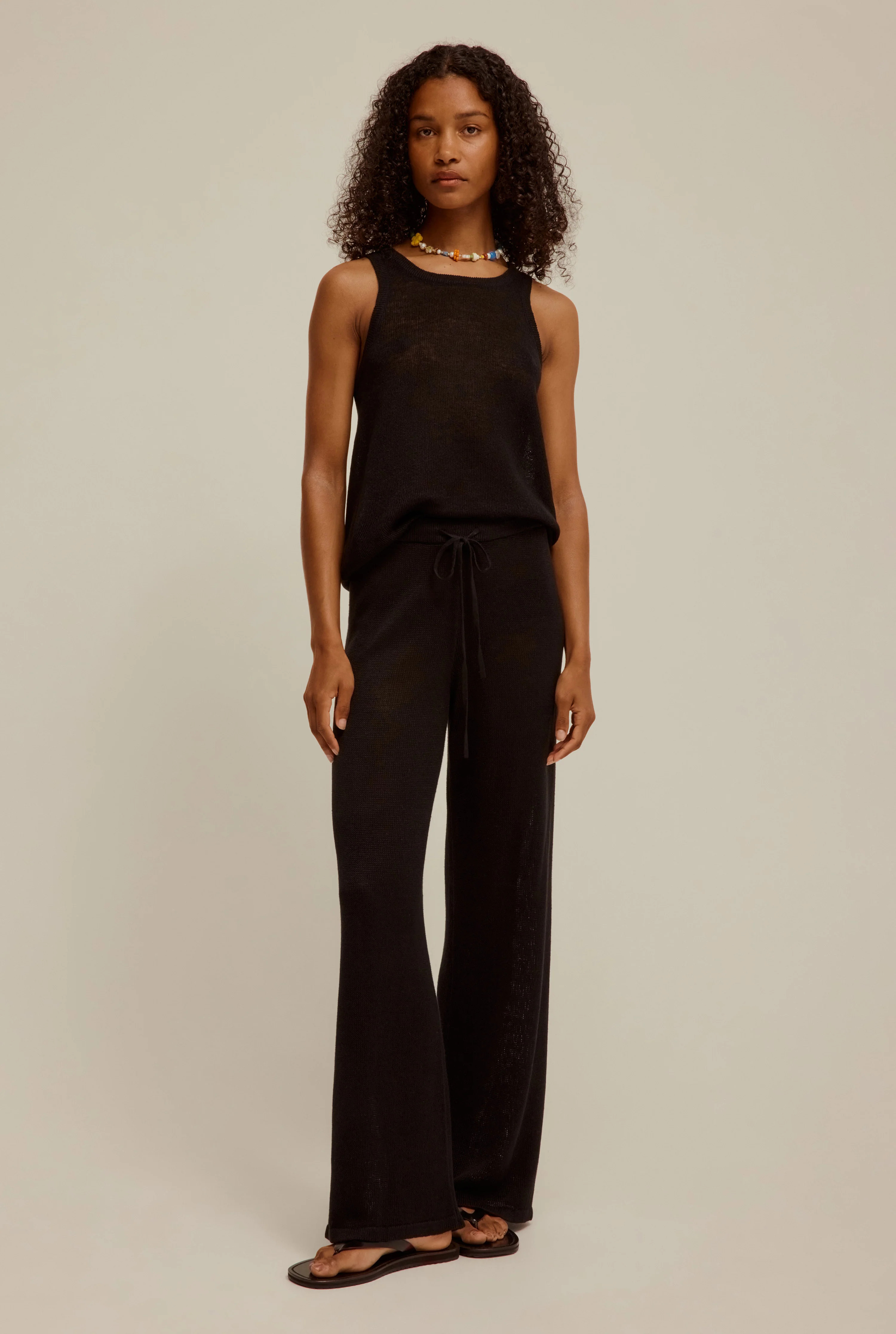 Linen Knitted Pant | Venroy AU