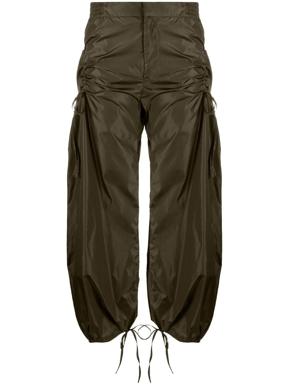 ruched parachute trousers | Farfetch Global